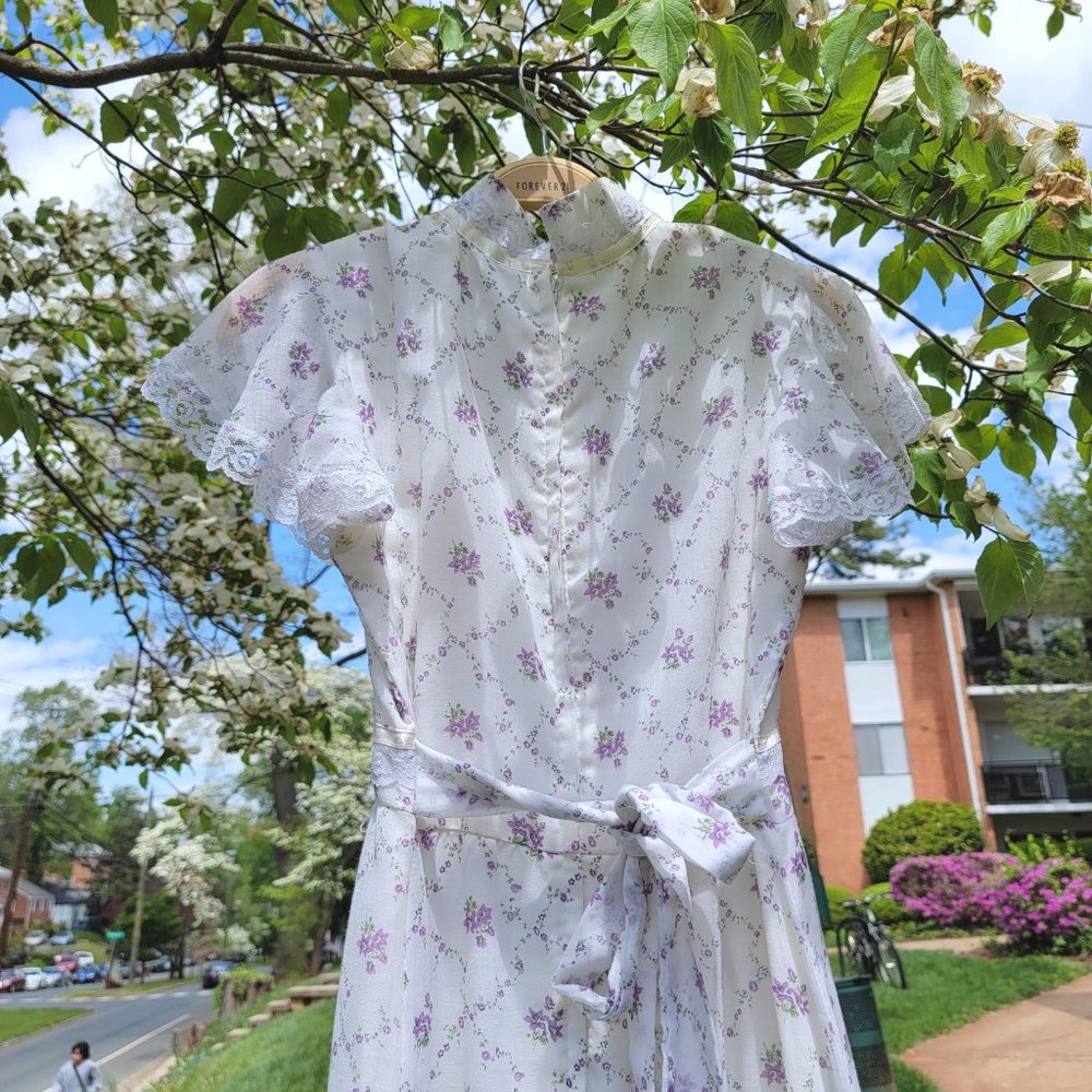 handmade vintage 70s summer dress - Picture 6 of 11